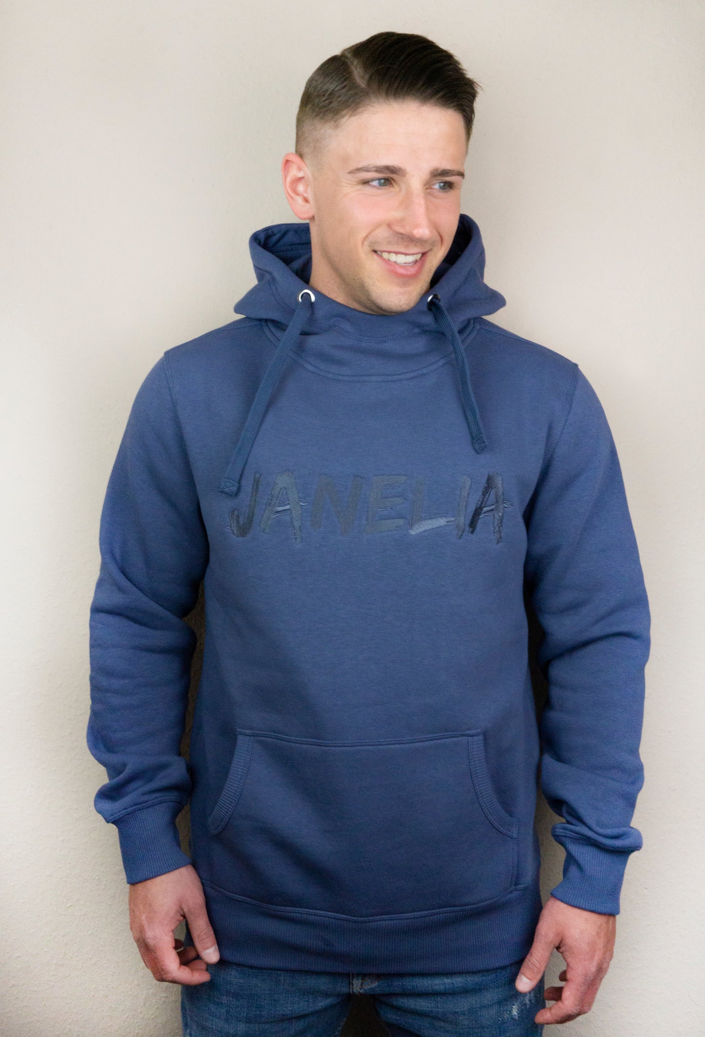 JANELIA Hoodie mit hohem Kragen for men